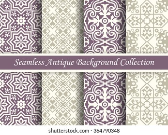 Antique seamless background collection_15
Antique retro abstract pattern set collection can be used for wallpaper, web page background, surface textures.
