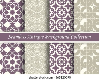 Antique seamless background collection_44
Antique retro abstract pattern set collection can be used for wallpaper, web page background, surface textures.
