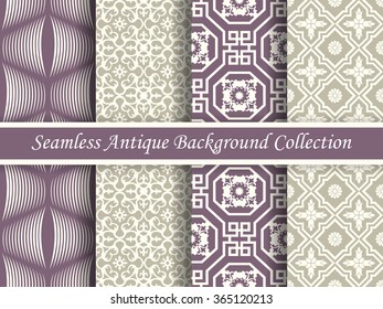 Antique seamless background collection_50
Antique retro abstract pattern set collection can be used for wallpaper, web page background, surface textures.
