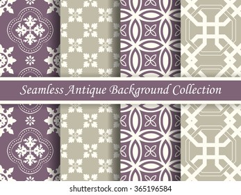 Antique seamless background collection_62
Antique retro abstract pattern set collection can be used for wallpaper, web page background, surface textures.
