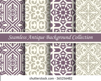 Antique seamless background collection_75
Antique retro abstract pattern set collection can be used for wallpaper, web page background, surface textures.
