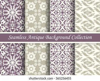 Antique seamless background collection_76
Antique retro abstract pattern set collection can be used for wallpaper, web page background, surface textures.
