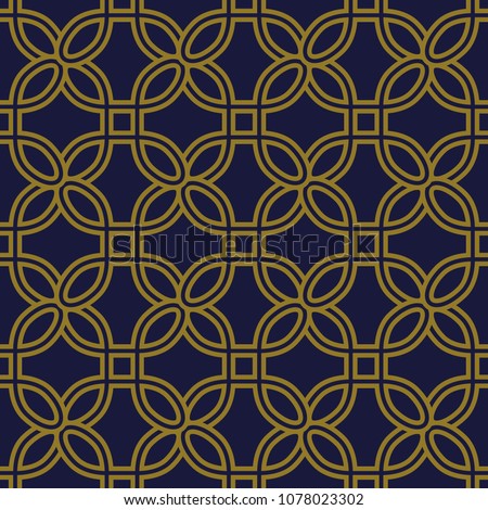 Antique seamless background Curve Round Corner Square Frame, Ideal for wallpaper decoration or greeting card design template.