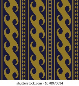 Antique seamless background Curve Spiral Geometry Check Cross Frame Line, Ideal for wallpaper decoration or greeting card design template.