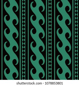 Antique seamless background Curve Spiral Geometry Check Cross Frame Line, Ideal for wallpaper decoration or greeting card design template.