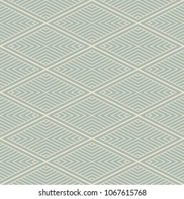 Antique seamless background Diamond Check Cross Vortex Frame Line, Ideal for wallpaper decoration or greeting card design template.