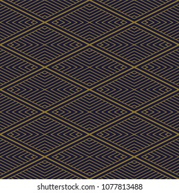 Antique seamless background Diamond Check Cross Vortex Frame Line, Ideal for wallpaper decoration or greeting card design template.