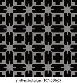 Antique seamless background Geometry Cross Polygon Frame, Ideal for wallpaper decoration or greeting card design template.
