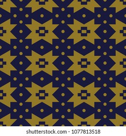 Antique seamless background Geometry Cross Square Check Dot, Ideal for wallpaper decoration or greeting card design template.