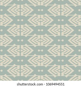 Antique seamless background Geometry Polygon Cross Stitch Line Frame, Ideal for wallpaper decoration or greeting card design template.