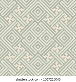 Antique seamless background Geometry Spiral Check Cross Tracery, Ideal for wallpaper decoration or greeting card design template.