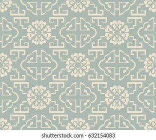 Antique seamless background geometry spiral ladder flower