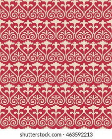 Antique seamless background image of curve spiral cross flower
