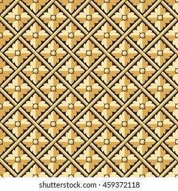 Antique seamless background image of relief cross check round flower
