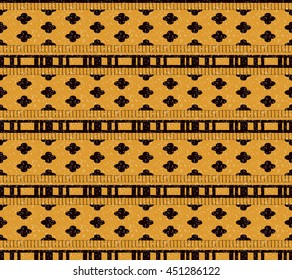 Antique seamless background image of vintage curve cross square line