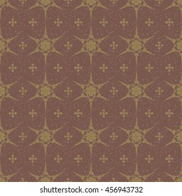 Antique seamless background image of vintage point round cross flower
