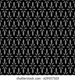 Antique seamless background Japanese flower cross chintz