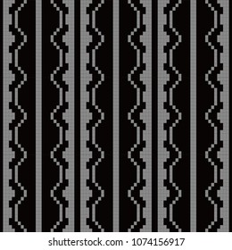Antique seamless background Mosaic Pixel Polygon Geometry Frame, Ideal for wallpaper decoration or greeting card design template.