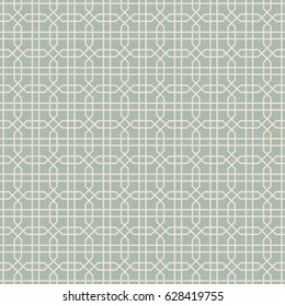 Antique seamless background octagon cross geometry line