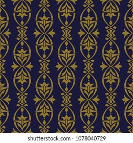 Antique seamless background Oval Curve Cross Frame Flower, Ideal for wallpaper decoration or greeting card design template.