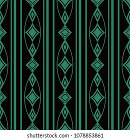 Antique seamless background Oval Curve Cross Frame Line Diamond Gem, Ideal for wallpaper decoration or greeting card design template.