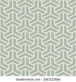 Antique seamless background Polygon 3D Triangle Cross, Ideal for wallpaper decoration or greeting card design template.