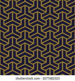 Antique seamless background Polygon 3D Triangle Cross, Ideal for wallpaper decoration or greeting card design template.