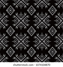 Antique seamless background Polygon Check Geometry Cross Aboriginal Frame, Ideal for wallpaper decoration or greeting card design template.