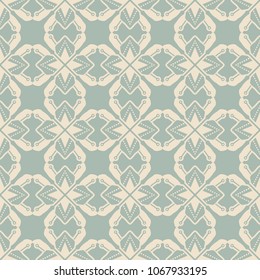 Antique seamless background Polygon Star Geometry Cross Dot Line, Ideal for wallpaper decoration or greeting card design template.