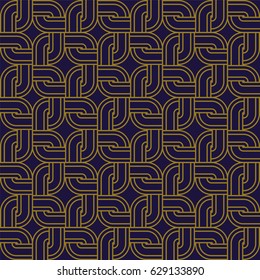 Antique seamless background round corner square geometry chain frame