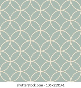 Antique seamless background Round Cross Frame Geometry, Ideal for wallpaper decoration or greeting card design template.