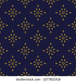 Antique seamless background Round Cross Dot Flower, Ideal for wallpaper decoration or greeting card design template.