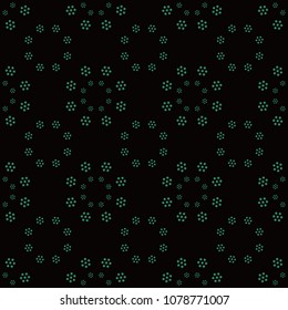 Antique seamless background Round Cross Dot Flower, Ideal for wallpaper decoration or greeting card design template.