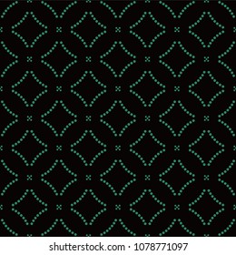 Antique seamless background Round Curve Dot Cross Line, Ideal for wallpaper decoration or greeting card design template.