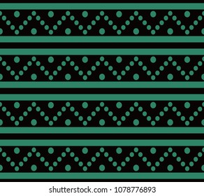 Antique seamless background Round Triangle Dot Line, Ideal for wallpaper decoration or greeting card design template.