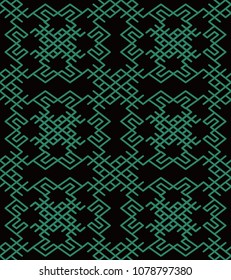 Antique seamless background Spiral Cross Frame Polygon Frame Line, Ideal for wallpaper decoration or greeting card design template.