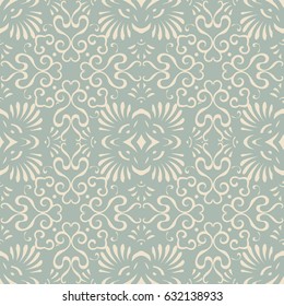 Antique seamless background spiral curve fan cross