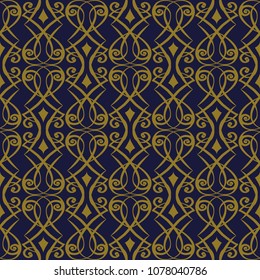 Antique seamless background Spiral Vortex Cross Frame Line, Ideal for wallpaper decoration or greeting card design template.