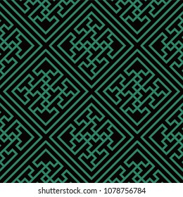 Antique seamless background Spiral Vortex Cross Geometry Frame, Ideal for wallpaper decoration or greeting card design template.