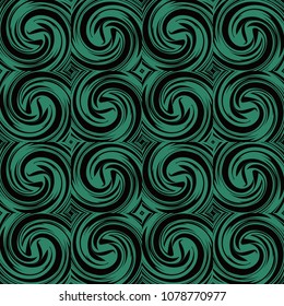 Antique seamless background Spiral Vortex Cross Wind Swirl Wave, Ideal for wallpaper decoration or greeting card design template.