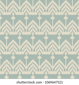 Antique seamless background Stitch Cross Triangle Line Frame, Ideal for wallpaper decoration or greeting card design template.