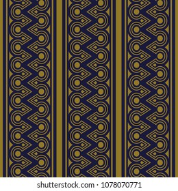 Antique seamless background Triangle Round Cross Frame Line, Ideal for wallpaper decoration or greeting card design template.