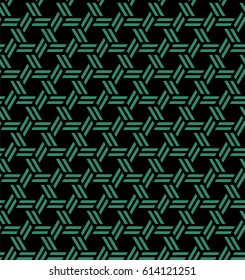 Antique seamless green background polygon cross spiral