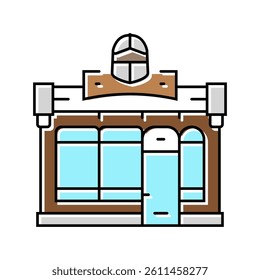 antique shop color icon vector. antique shop sign. isolated symbol illustration