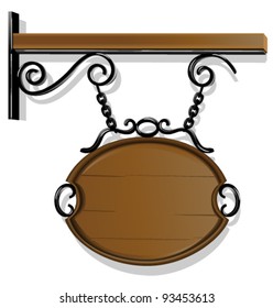 Antique signboard
