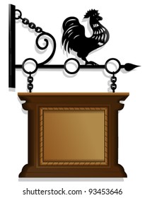 Antique signboard