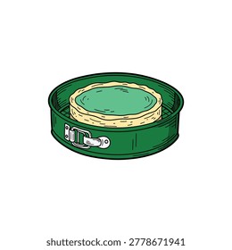 Antique Springform Pan Doodle Icon