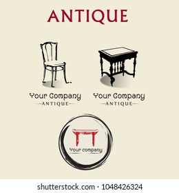 antique Style for  Logo design.