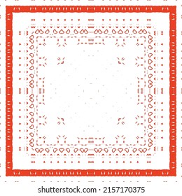 Antique talavera tiles patchwork. Fashionable design. Vector seamless pattern concept. Red mexican ornamental  decor for bags, smartphone cases, T-shirts, linens or scrapbooking.