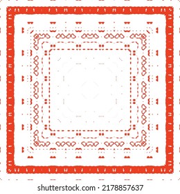 Antique talavera tiles patchwork. Fashionable design. Vector seamless pattern concept. Red mexican ornamental  decor for bags, smartphone cases, T-shirts, linens or scrapbooking.